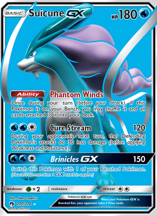 Suicune GX 200/214 Lost Thunder