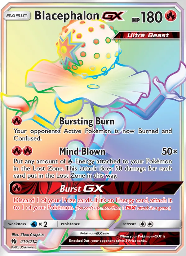 Blacephalon GX 219/214 Lost Thunder