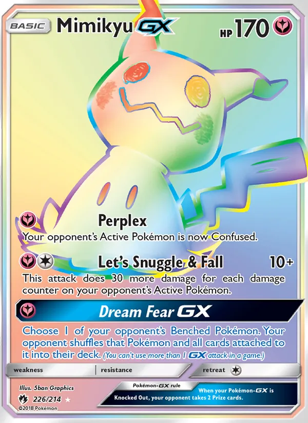 Mimikyu GX 226/214 Lost Thunder