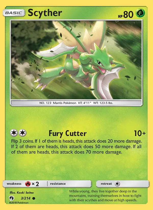 Scyther 3/214 Lost Thunder