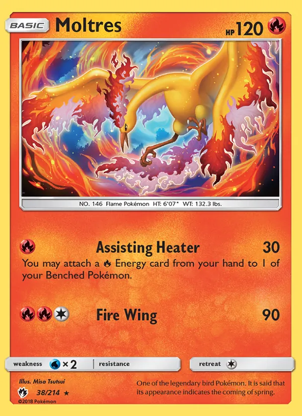 Moltres 38/214 Lost Thunder