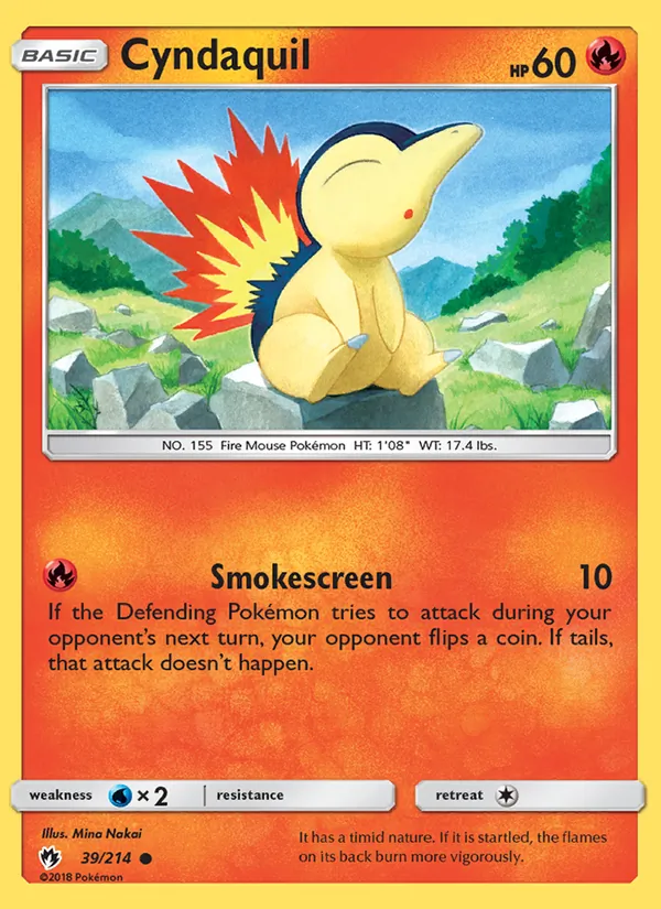 Cyndaquil 39/214 Lost Thunder