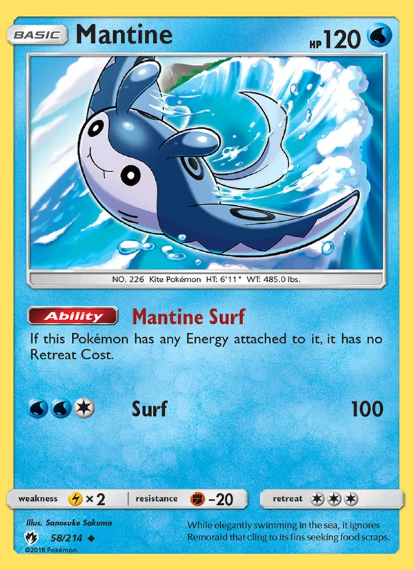 Mantine 58/214 Lost Thunder