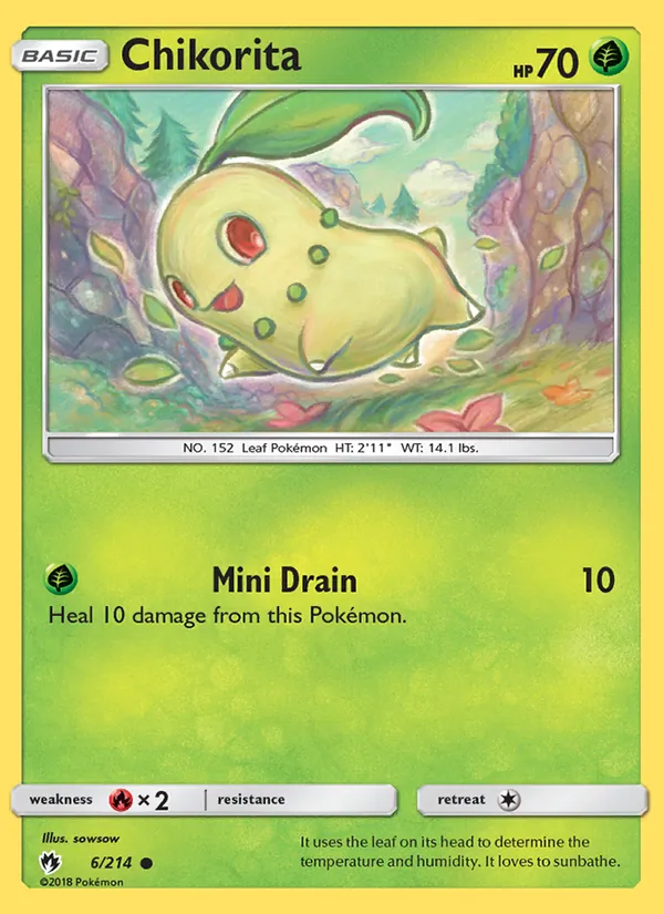 Chikorita 6/214 Lost Thunder