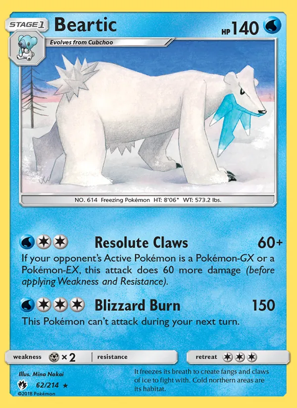 Beartic 62/214 Lost Thunder