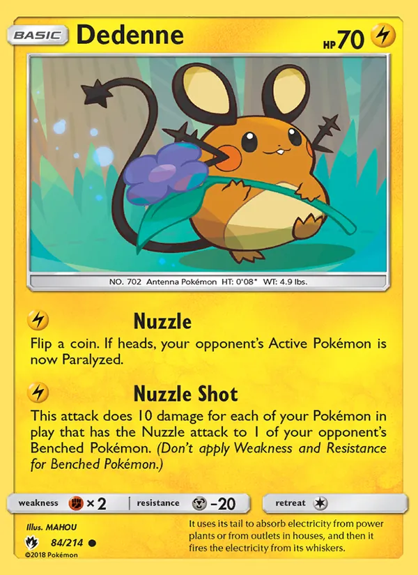 Dedenne 84/214 Lost Thunder