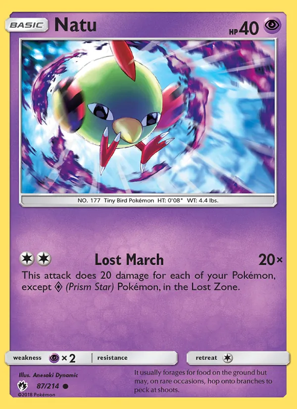Natu 87/214 Lost Thunder