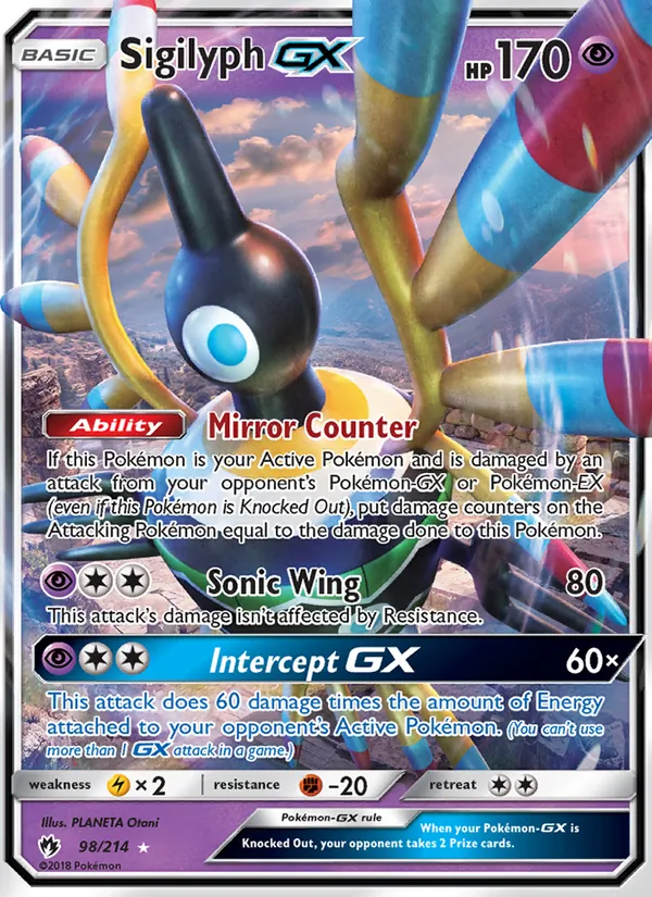 Sigilyph GX 98/214 Lost Thunder