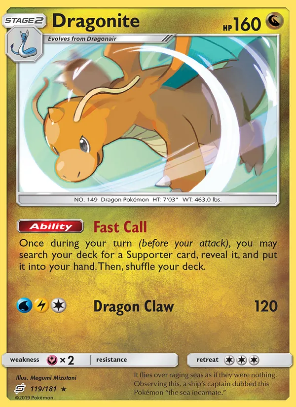Dragonite 119/181 Team Up