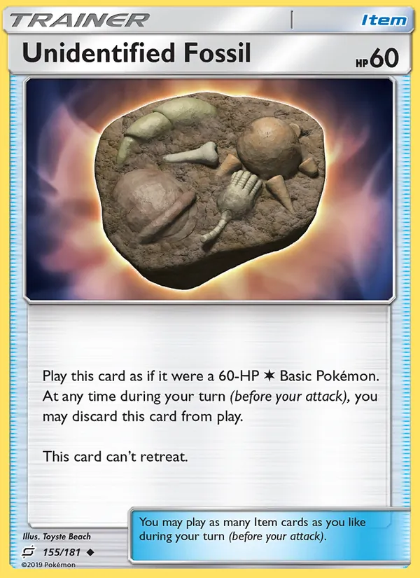 Unidentified Fossil 155/181 Team Up