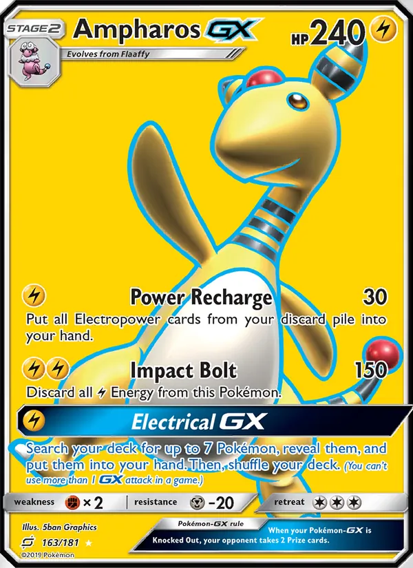 Ampharos GX 163/181 Team Up