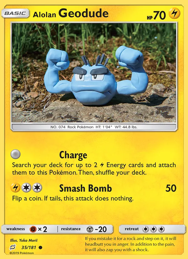 Alolan Geodude 35/181 Team Up