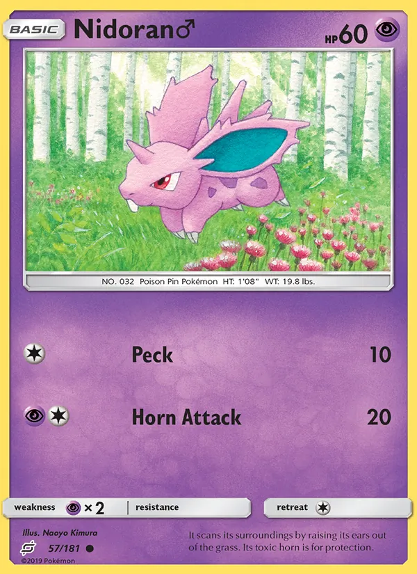 Nidoran♂ 57/181 Team Up