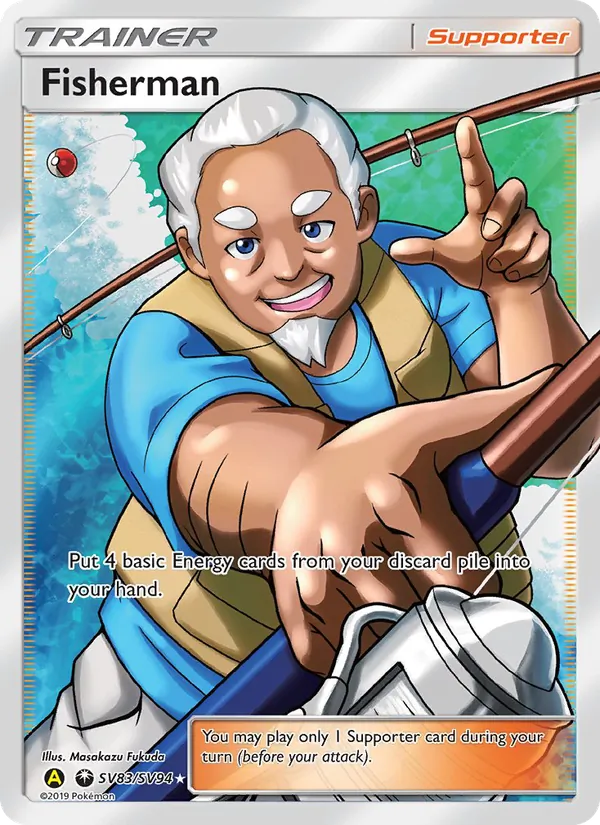 Fisherman SV83 Hidden Fates Shiny Vault