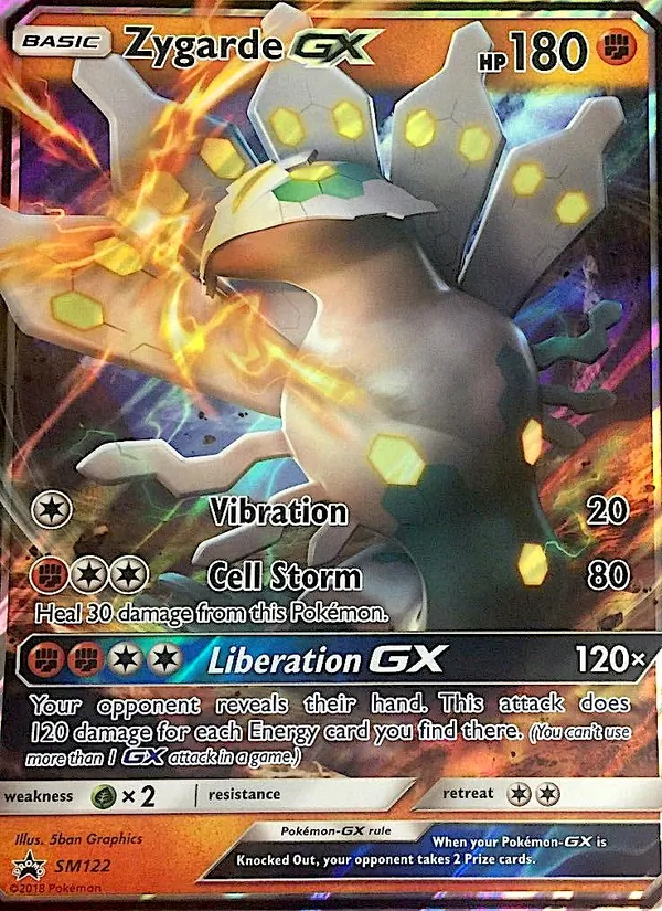 Zygarde GX SM122 SM Black Star Promos
