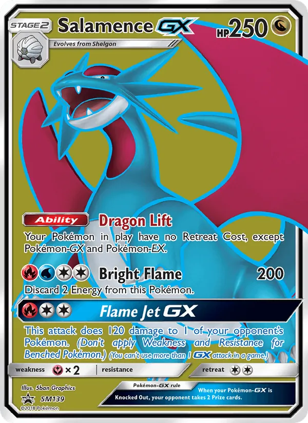 Salamence GX SM139 SM Black Star Promos