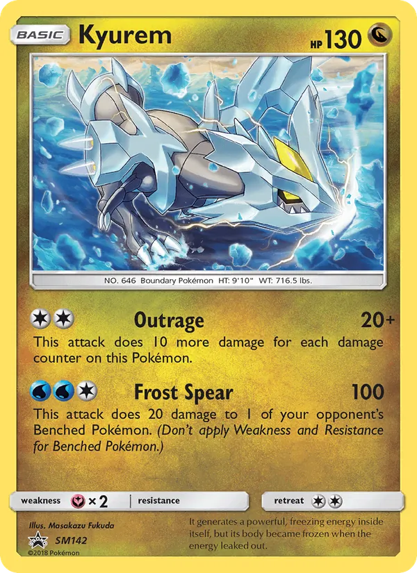 Kyurem SM142 SM Black Star Promos