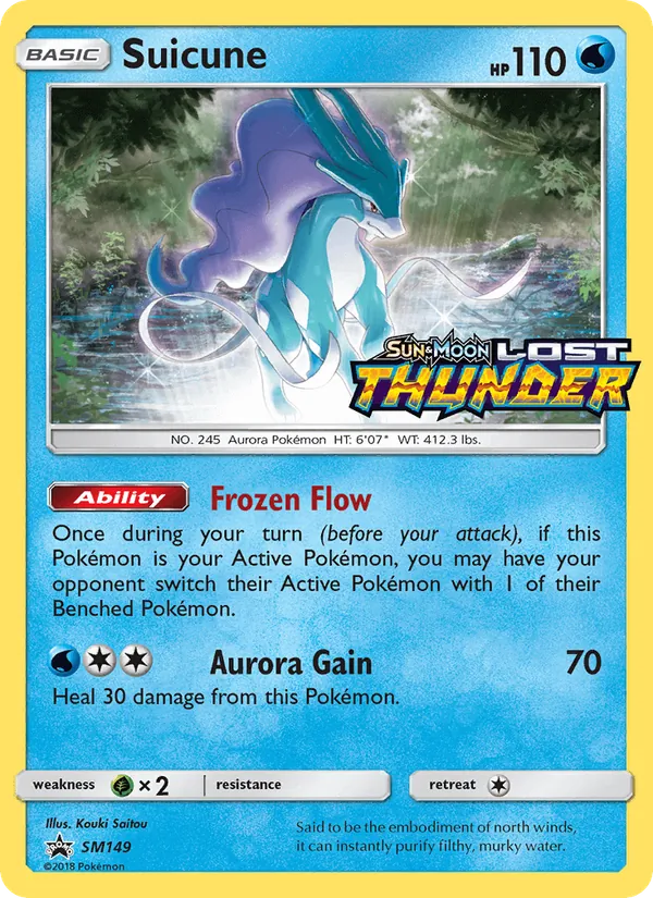 Suicune SM149 SM Black Star Promos
