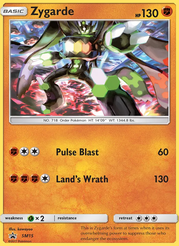 Zygarde SM15 SM Black Star Promos