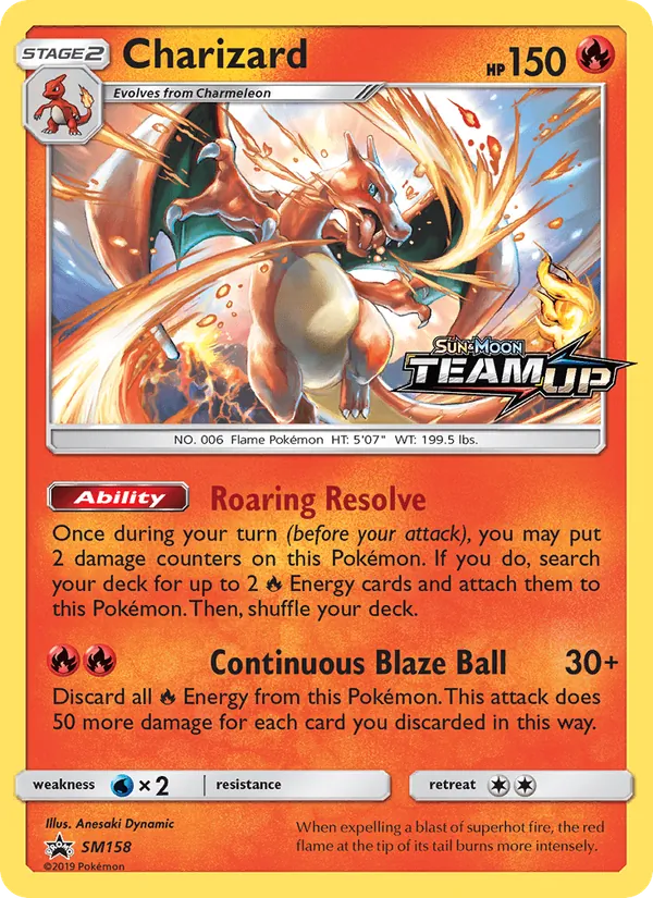 Charizard SM158 SM Black Star Promos