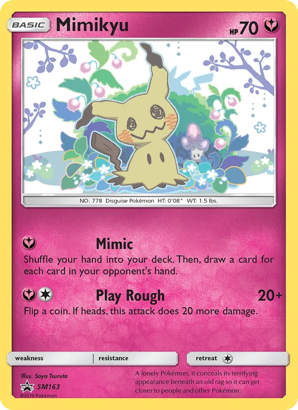 Mimikyu SM163 SM Black Star Promos