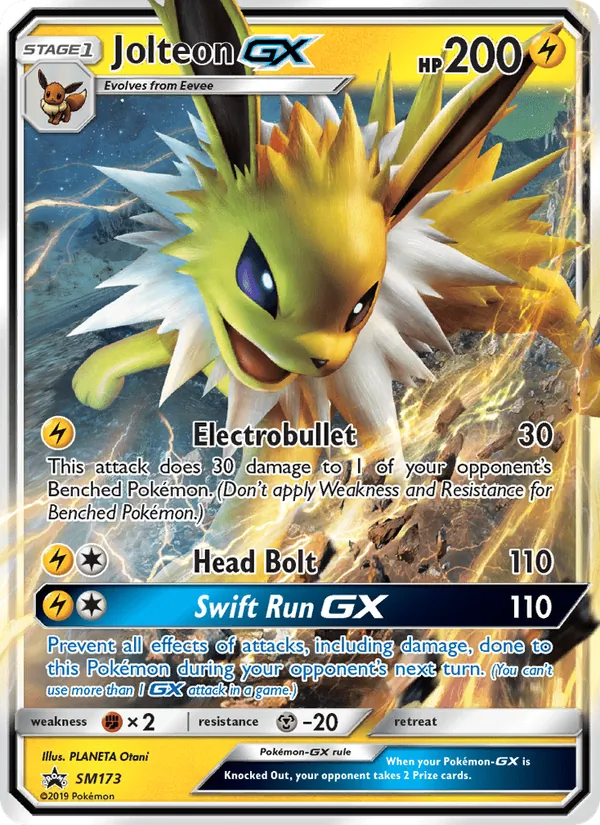 Jolteon GX SM173 SM Black Star Promos