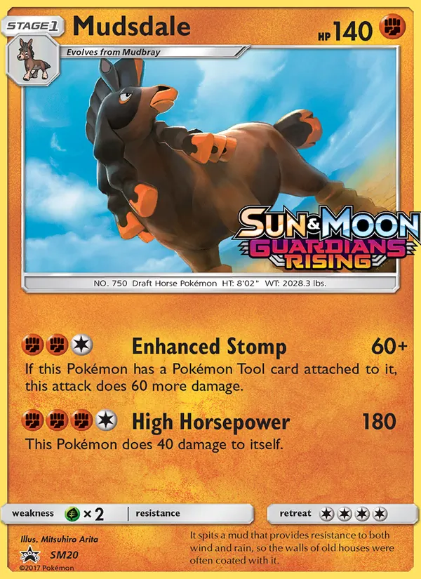 Mudsdale SM20 SM Black Star Promos