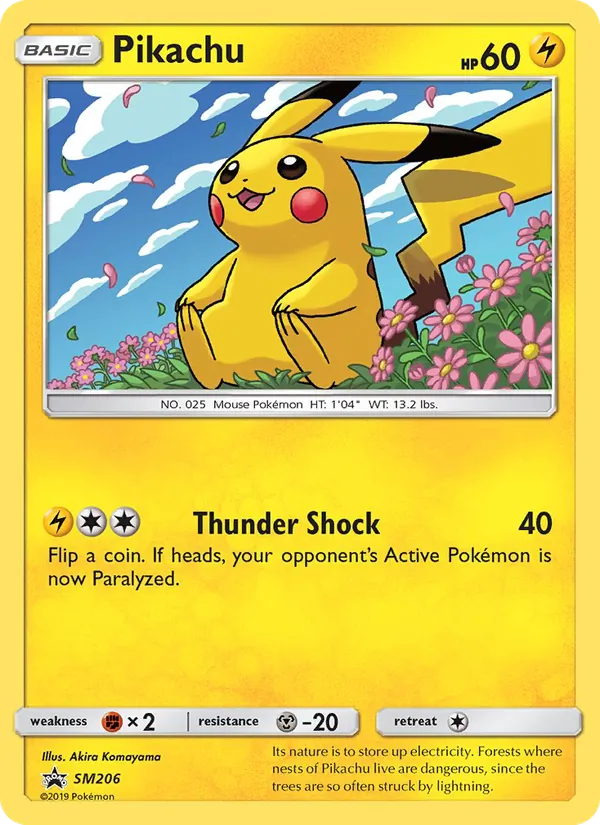 Pikachu SM206 SM Black Star Promos