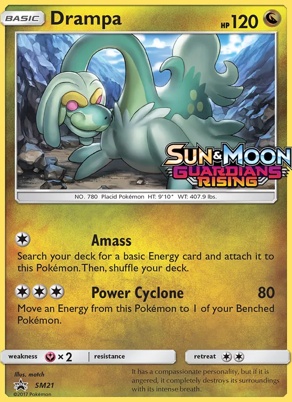 Drampa SM21 SM Black Star Promos
