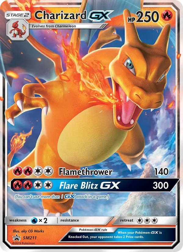 Charizard GX SM211 SM Black Star Promos