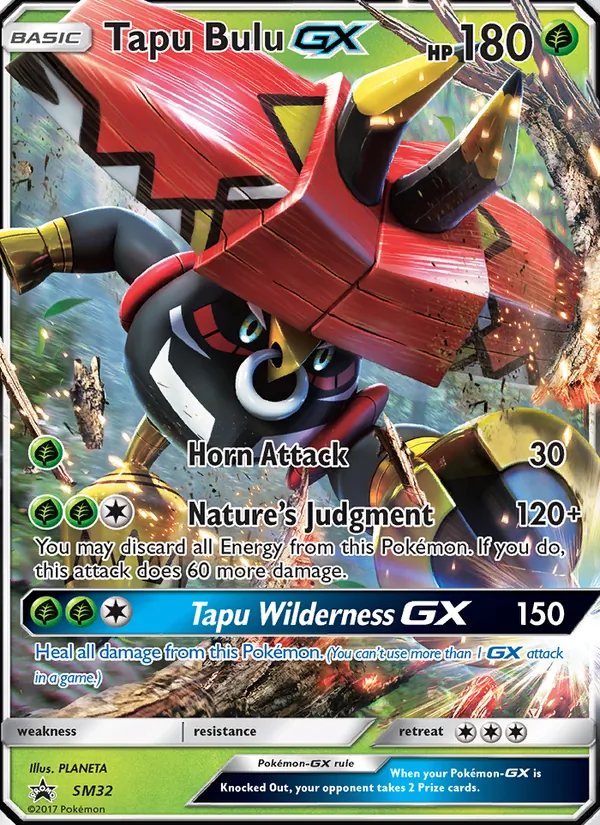 Tapu Bulu GX SM32 SM Black Star Promos