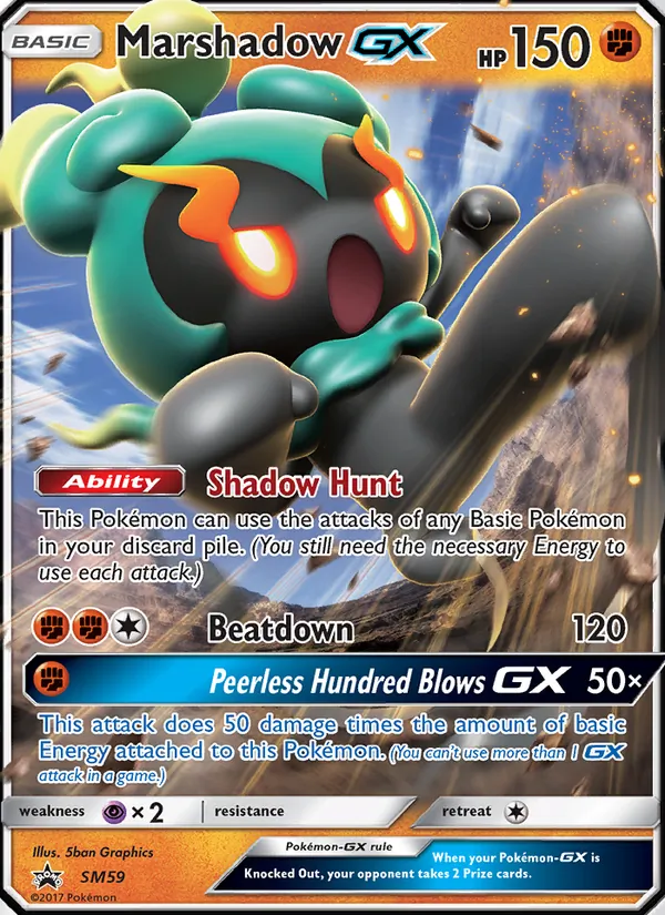 Marshadow GX SM59 SM Black Star Promos