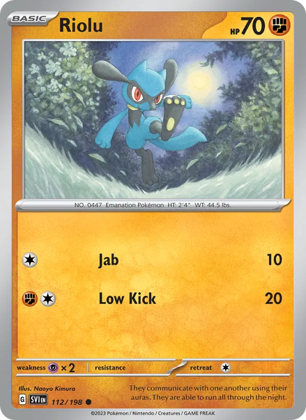Riolu 112/198 Scarlet & Violet