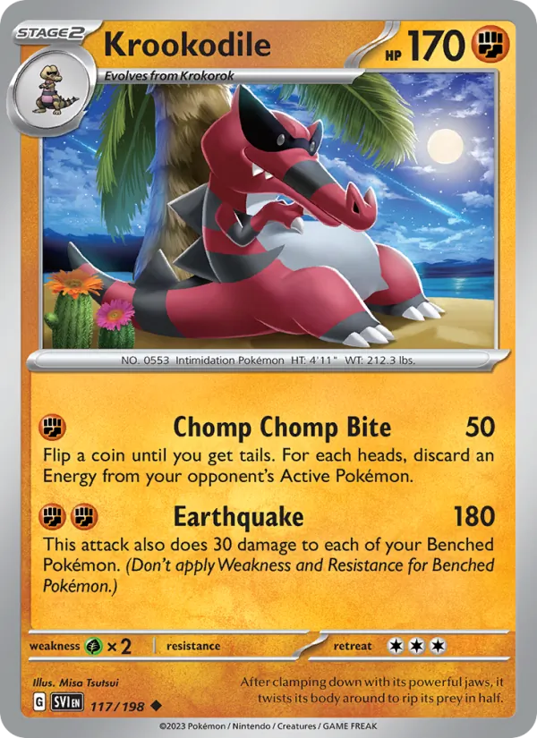 Krookodile 117/198 Scarlet & Violet