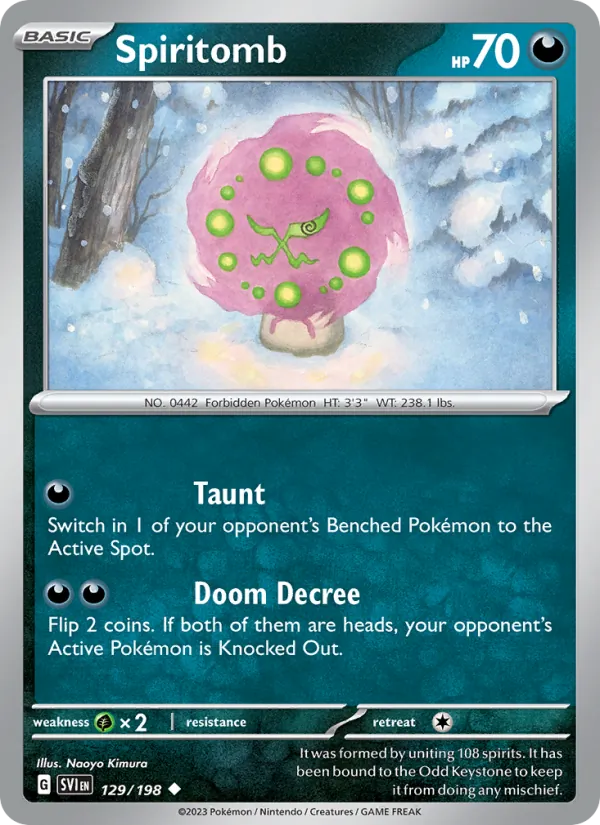 Spiritomb 129/198 Scarlet & Violet