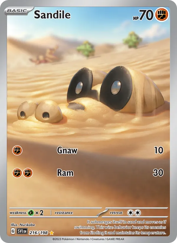 Sandile 216/198 Scarlet & Violet