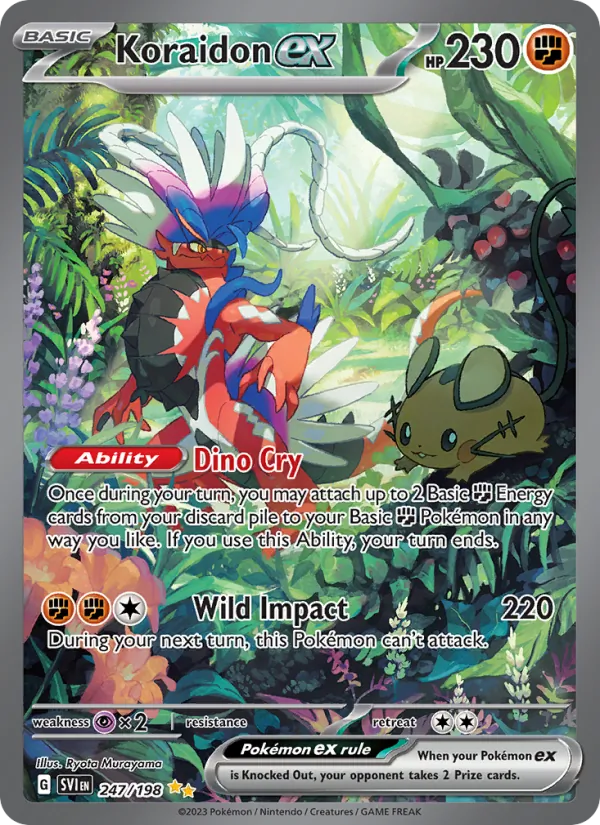 Koraidon ex 247/198 Scarlet & Violet