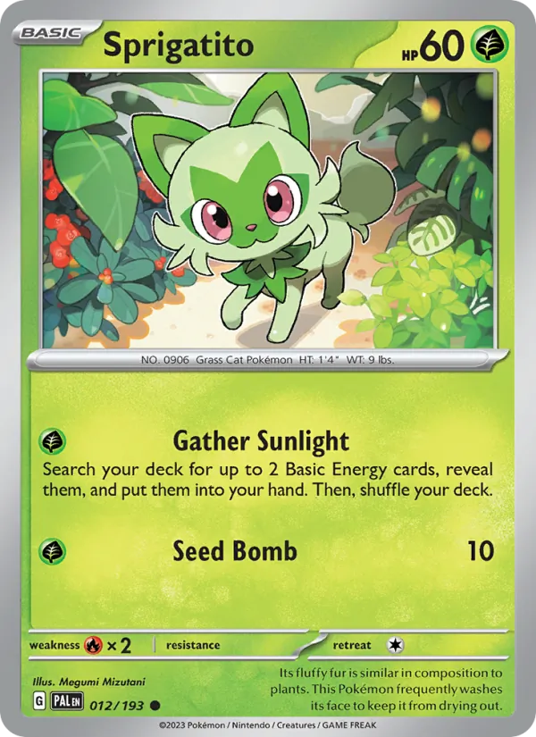 Sprigatito 012/193 Paldea Evolved