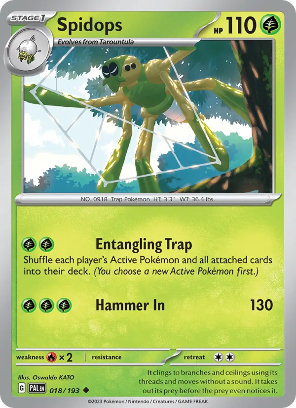 Spidops 018/193 Paldea Evolved
