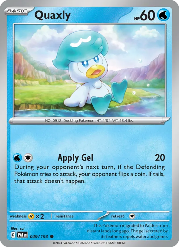 Quaxly 049/193 Paldea Evolved