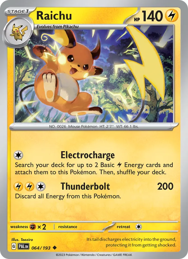 Raichu 064/193 Paldea Evolved