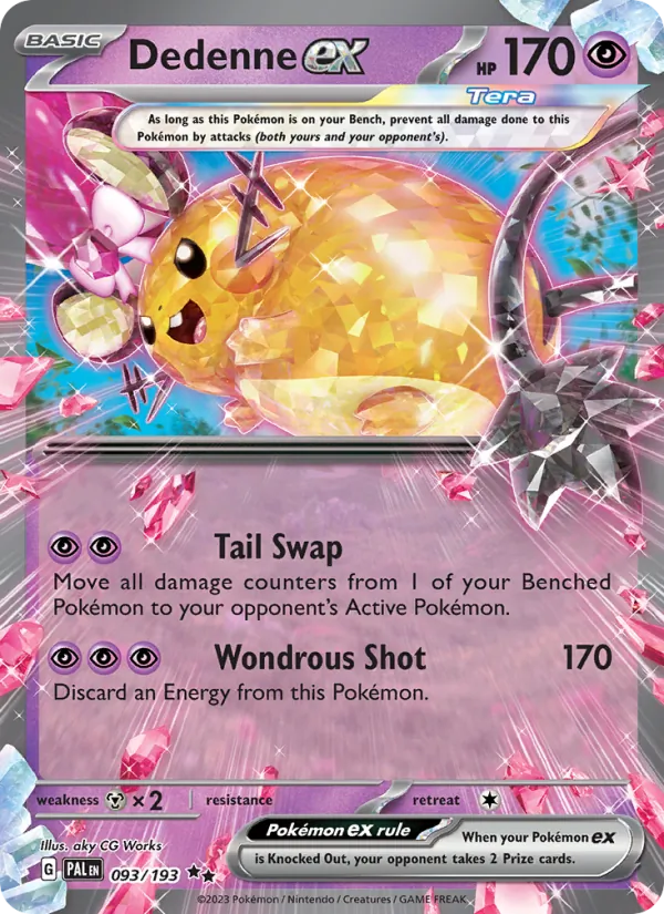 Dedenne ex 093/193 Paldea Evolved