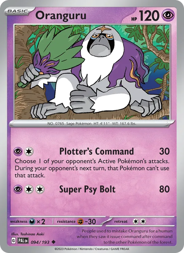 Oranguru 094/193 Paldea Evolved
