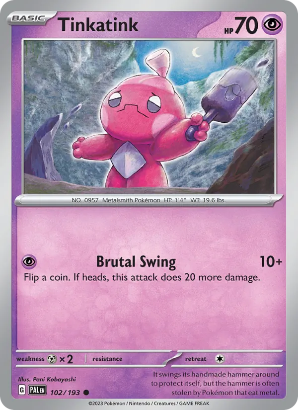 Tinkatink 102/193 Paldea Evolved