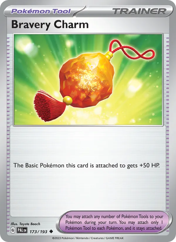 Bravery Charm 173/193 Paldea Evolved