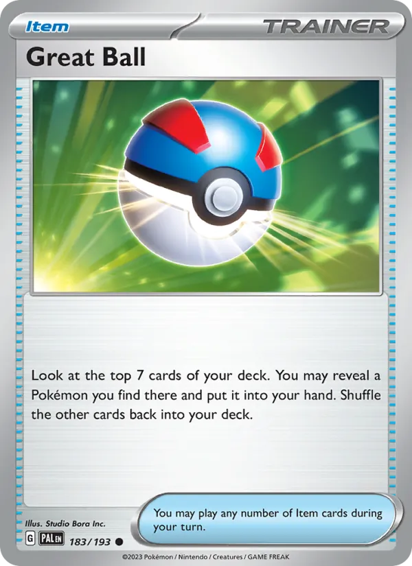 Great Ball 183/193 Paldea Evolved