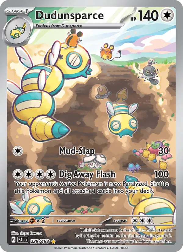 Dudunsparce 229/193 Paldea Evolved