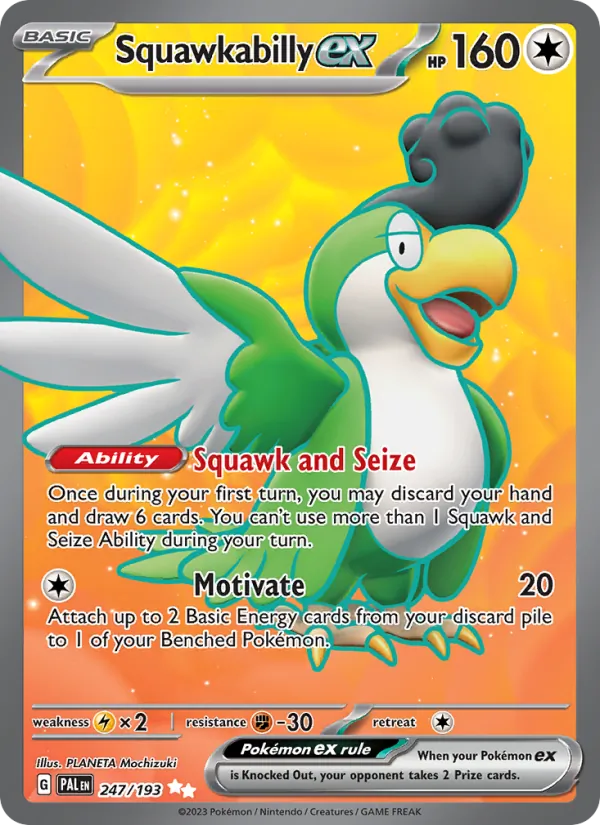 Squawkabilly ex 247/193 Paldea Evolved