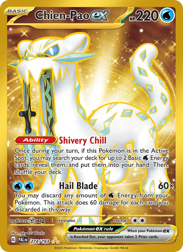 Chien-Pao ex 274/193 Paldea Evolved