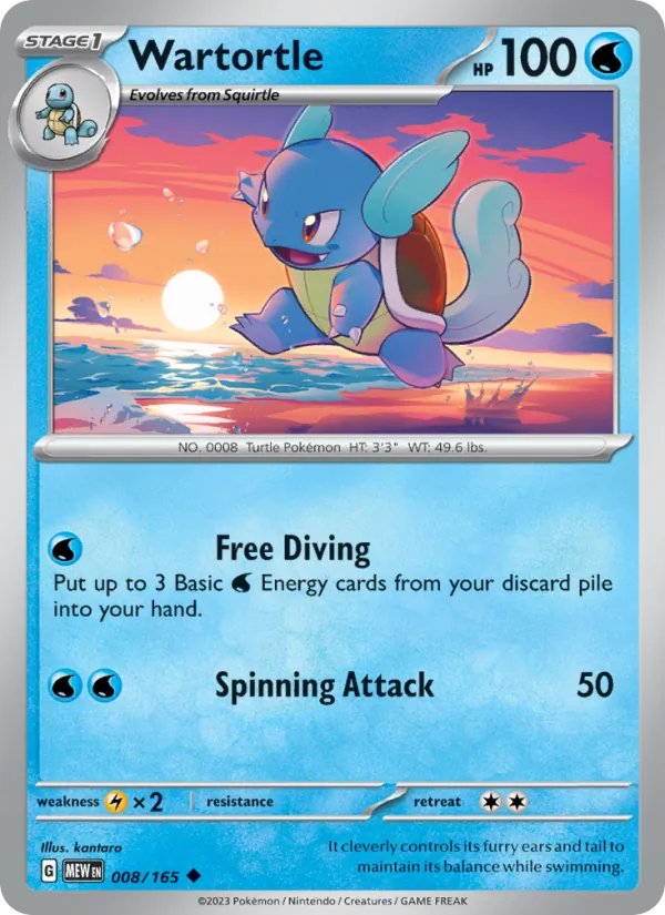Wartortle 008/165 151